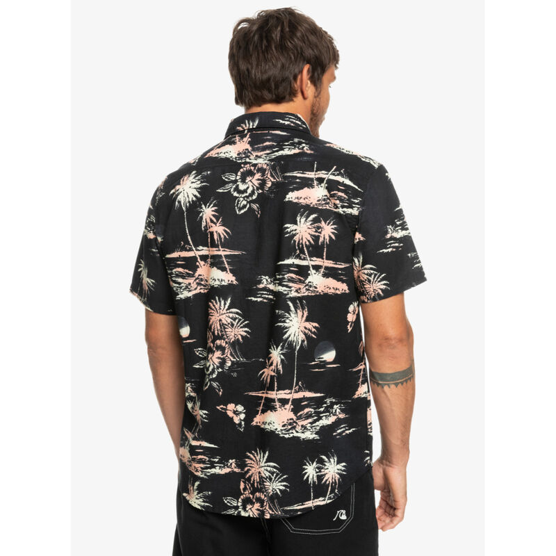 Quiksilver Airflow Cotton Short-Sleeve Shirt Mens image number 3