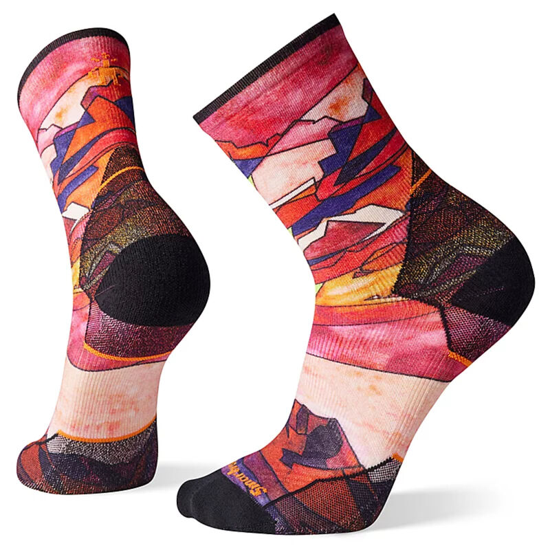 Smartwool Athlete Edition Run Print Crew Socks image number 0