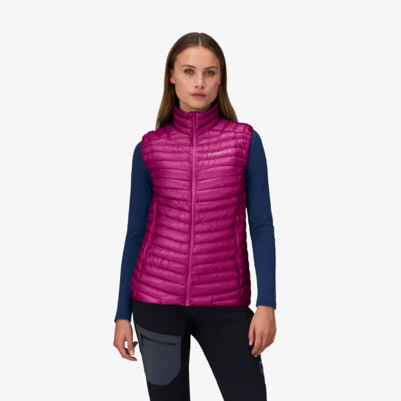 Norrona Trollveggen Superlight Down Vest Womens image number 2