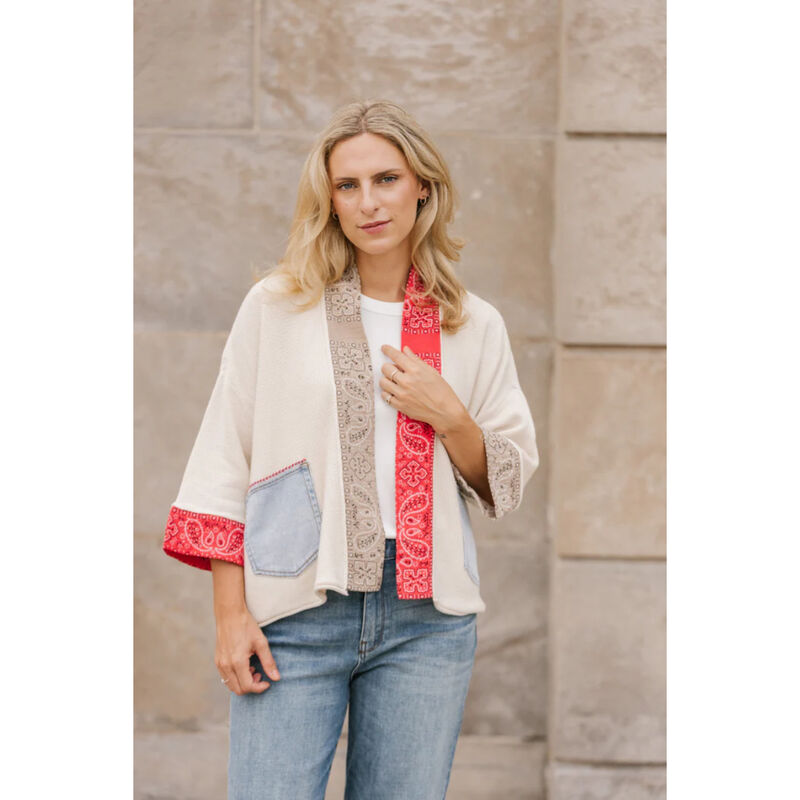 Shannon Passero Bandana Cardigan Womens image number 0