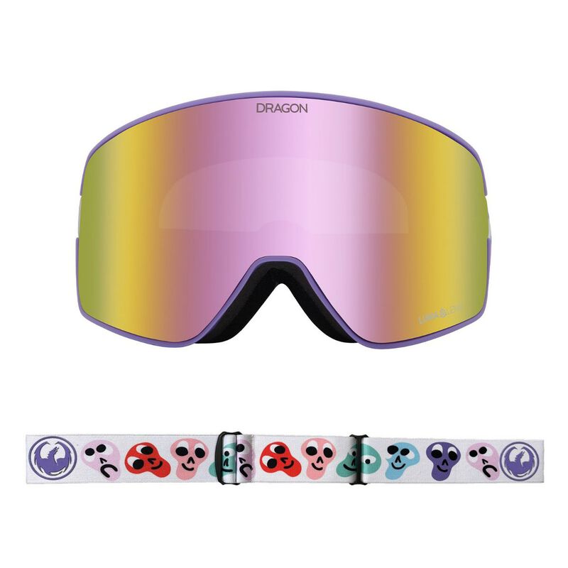 Dragon NFX2 Goggles + Lumalens Pink Ionized & Lumalens Dark Smoke Lenses image number 2