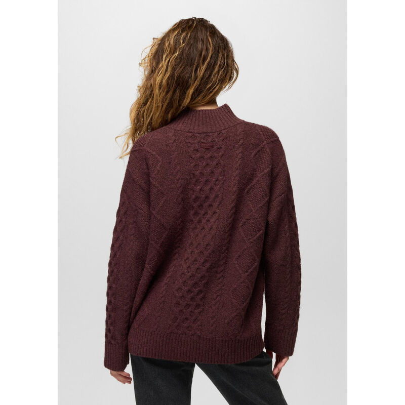 prAna Amber Mountain Cable Sweater Womens image number 2