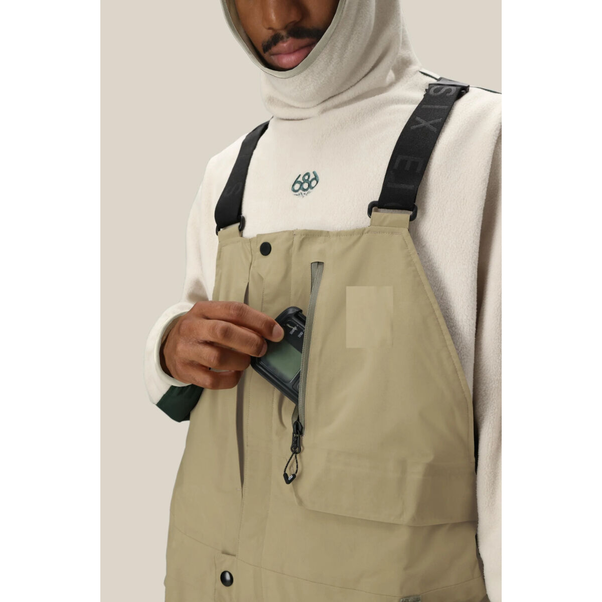 el conductorh スカジャン 686 Gore-Tex Dispatch Shell Bib Mens | Christy Sports