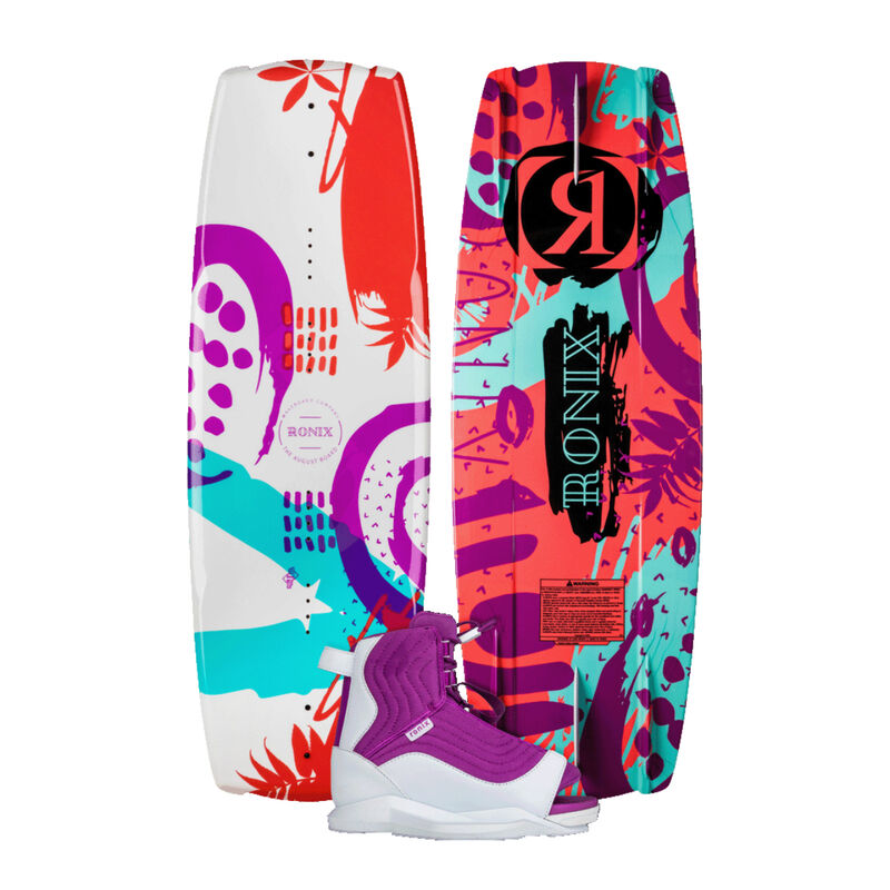 Ronix August Wakeboard W/ August 2-6 Boots Girls image number 0