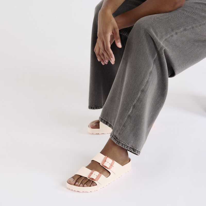 Birkenstock Arizona Stealth Buckle Sandals Womens image number 1