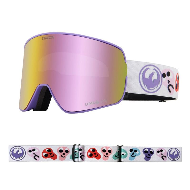 Dragon NFX2 Goggles + Lumalens Pink Ionized & Lumalens Dark Smoke Lenses image number 0
