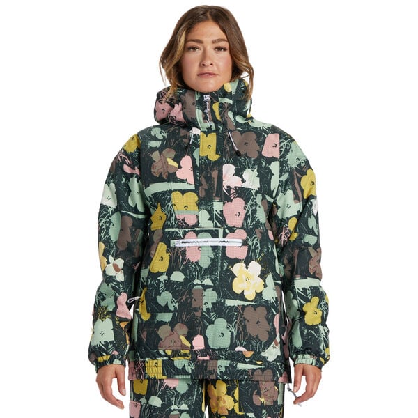 DC Shoes Andy Warhol x DC Chalet Anorak Jacket Womens