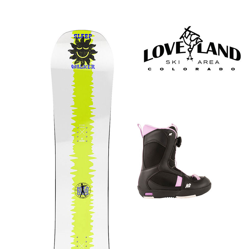 Loveland Pass Bundle - Premium Snowboard Package - Kids Season