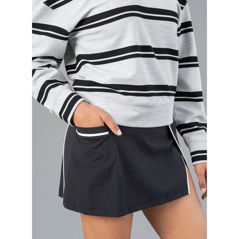 Thrive Societe Piped Slit Skort Womens image number 4