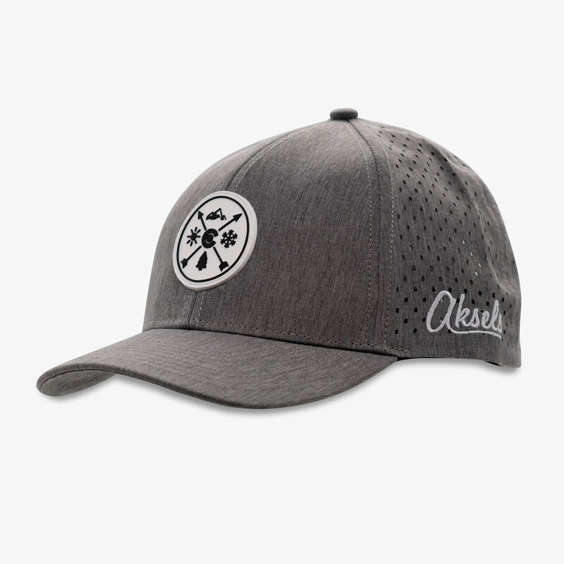Aksels CO Arrows Heather Low Pro Curved Bill Hat image number 1