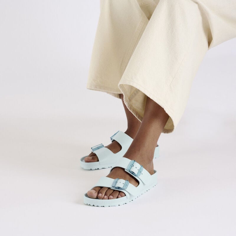 Birkenstock Arizona Stealth Buckle Sandals Womens image number 5
