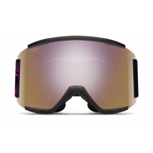 Smith Squad XL + ChromaPop Everyday Rose Gold Mirror Lens