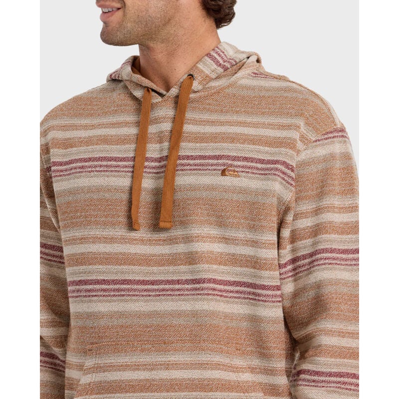 Quiksilver Great Otway Yarn-Dyed Stripe Pullover Hoodie Mens image number 5