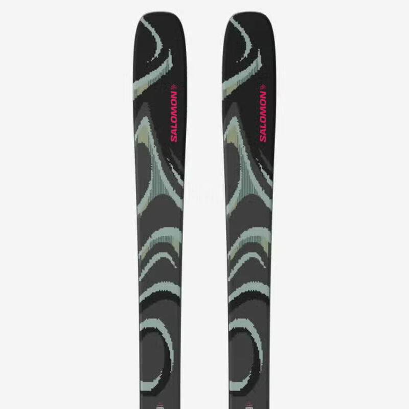 Salomon QST 100 Black Skis image number 2