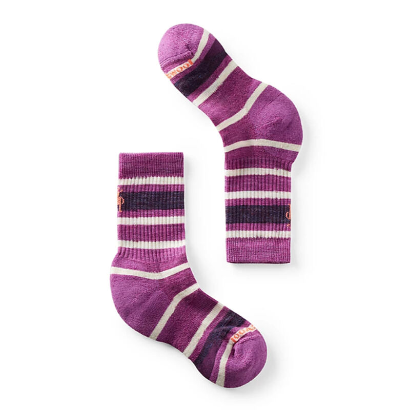 Smartwool Light Cushion Striped Crew Socks Kids image number 0