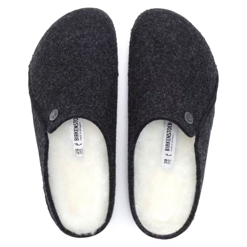 Birkenstock Zermatt Shearling Narrow Slippers Womens image number 3
