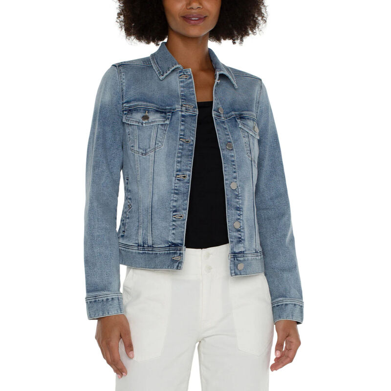 LiverPool Classic Jean Jacket Womens image number 0