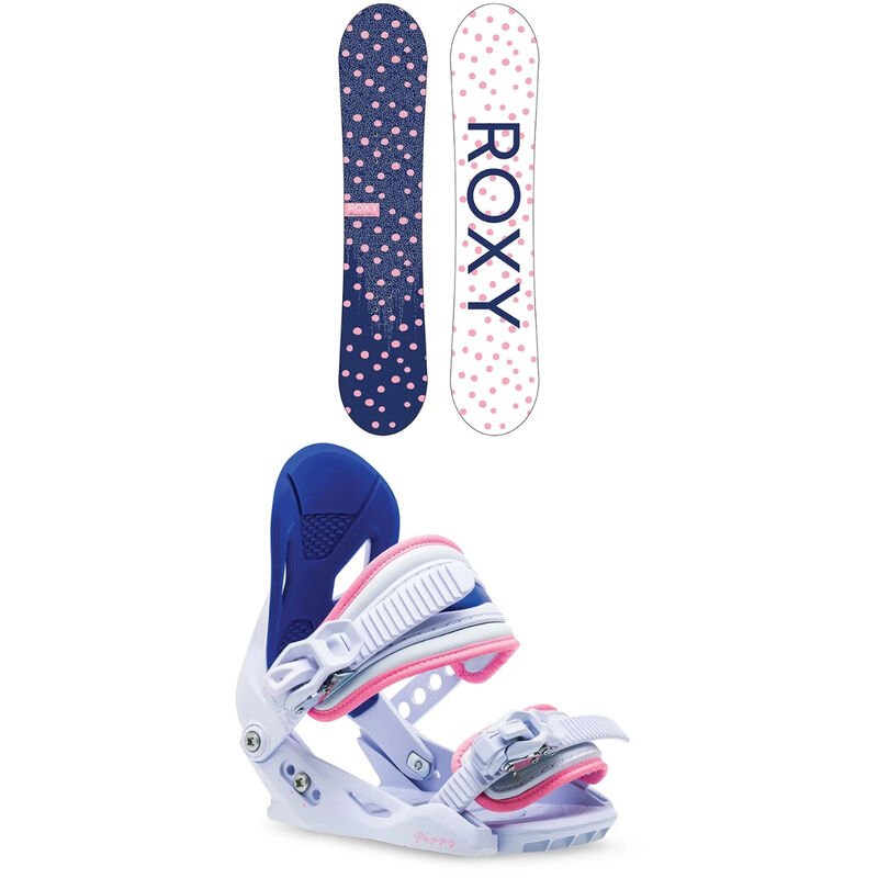 Roxy Poppy Snowboard Package image number 2