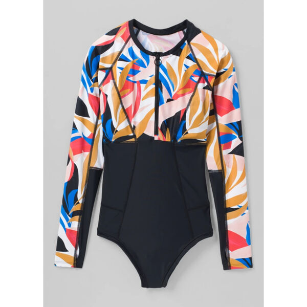 prAna Mckalya Long Sleeve One Piece Swimsuit Womens