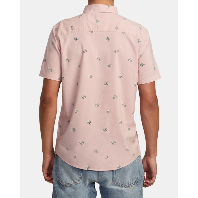 RVCA Morning Glory Short-Sleeve Shirt Mens image number 3