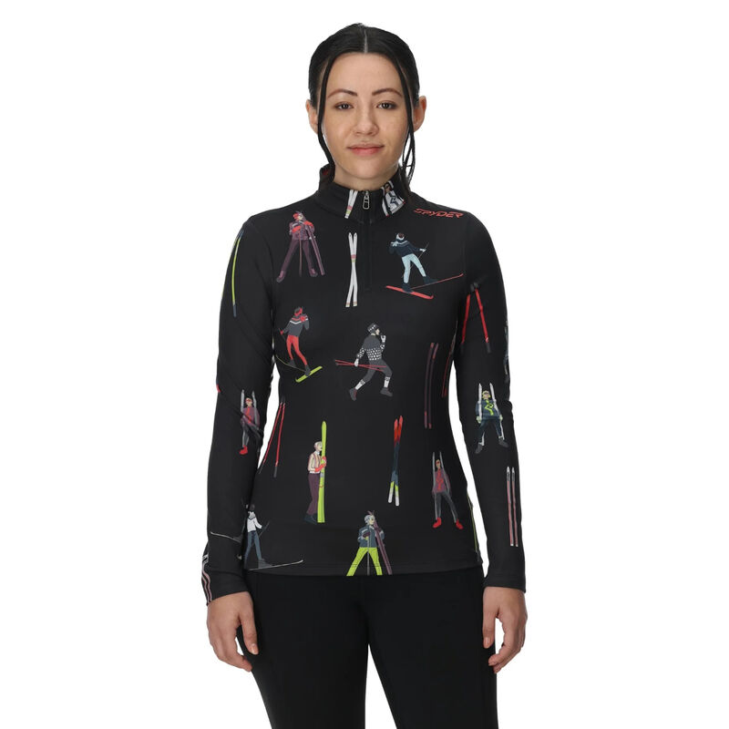 Spyder Vivid Half Zip T-Neck Womens image number 1