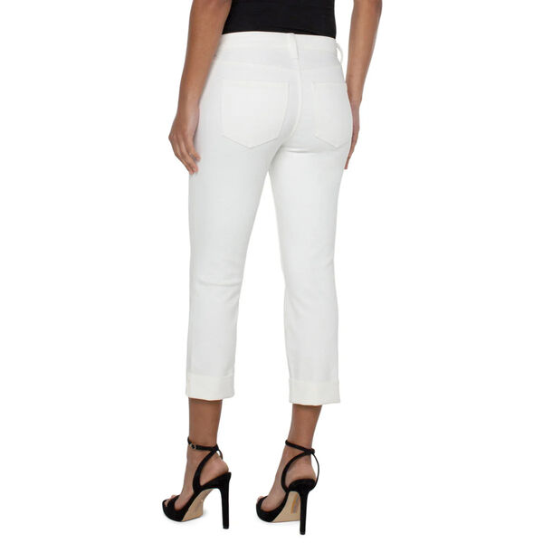 Liverpool Charlie Crop Wide Rolled Cuff Womens