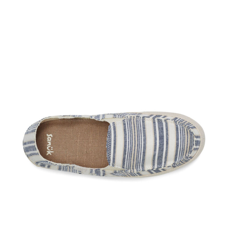 Sanuk Twinny ST Linen Stripe Shoes Womens image number 3