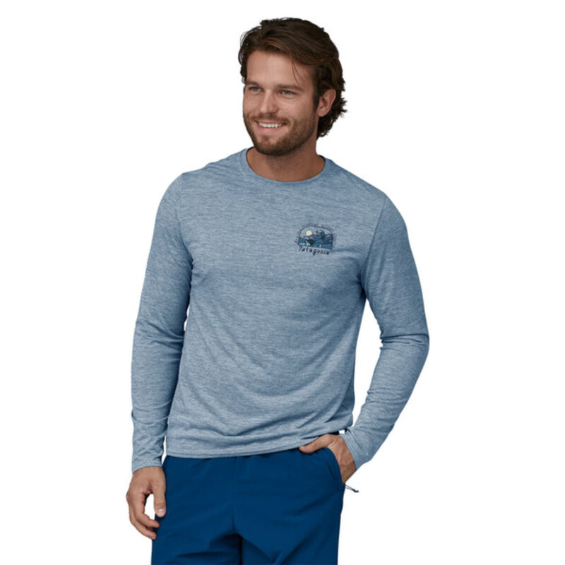 Patagonia Long Sleeve Capilene Daily Graphic Shirt Mens image number 2