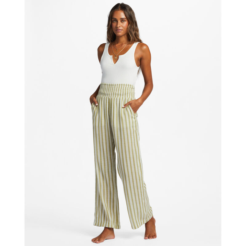 Billabong New Waves 2 Wide Leg Beach Pants Womens image number 0