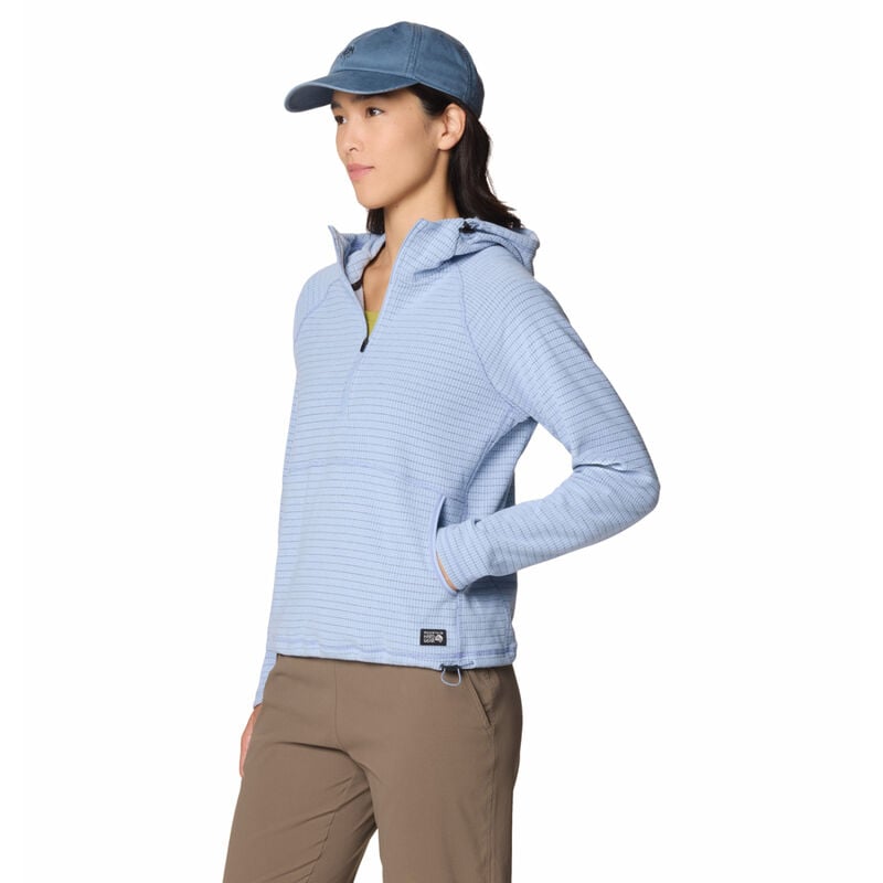 Mountain Hardwear Summit Grid Half Zip Hoodie Womens image number 4
