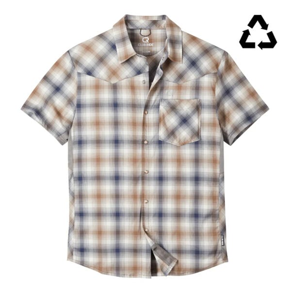 Club Ride New West Original Pearl Snap Ride Shirt Mens