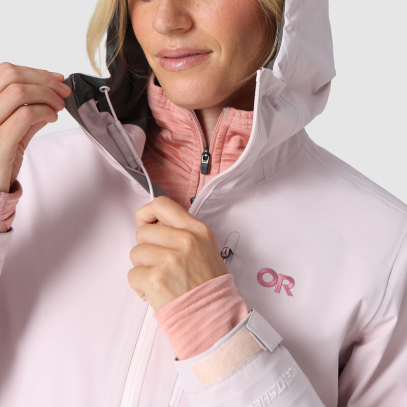 Outdoor Research Aspire 3L Rain Jacket Womens image number 4