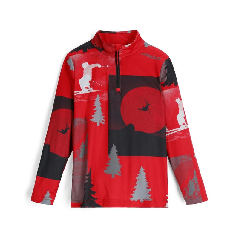 Spyder Jacobs Half Zip T-Neck Jacket Junior Boys image number 0