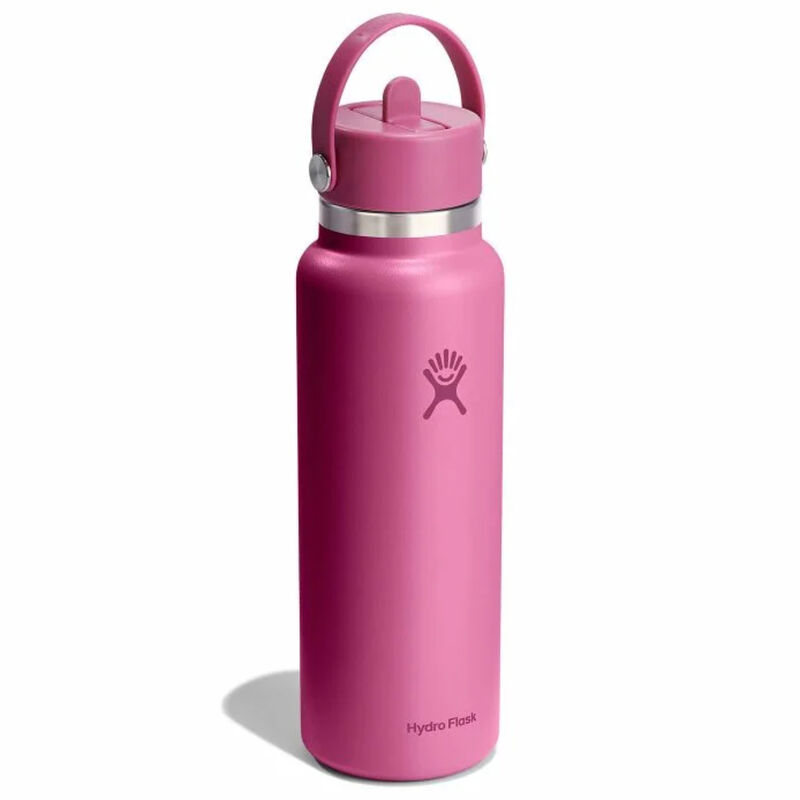 Hydroflask 40oz Wide Mouth Water Bottle w/ Flex Straw Cap image number 1