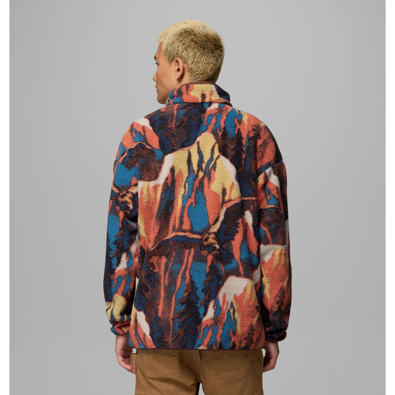 Columbia Helvetia II Printed Half Snap Mens Fleece image number 2