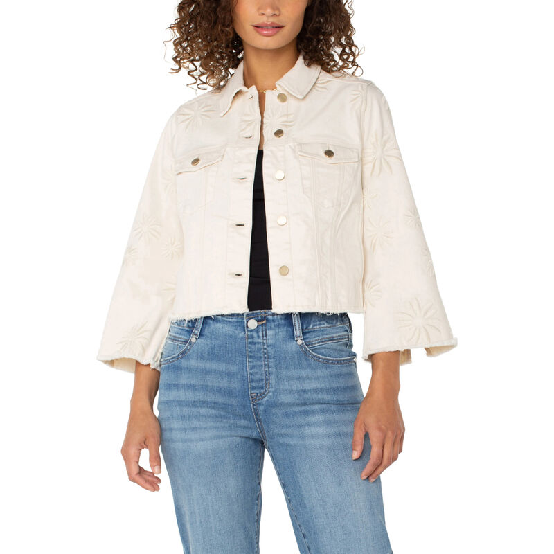 Liverpool Embroider Floral Jacket Womens image number 0