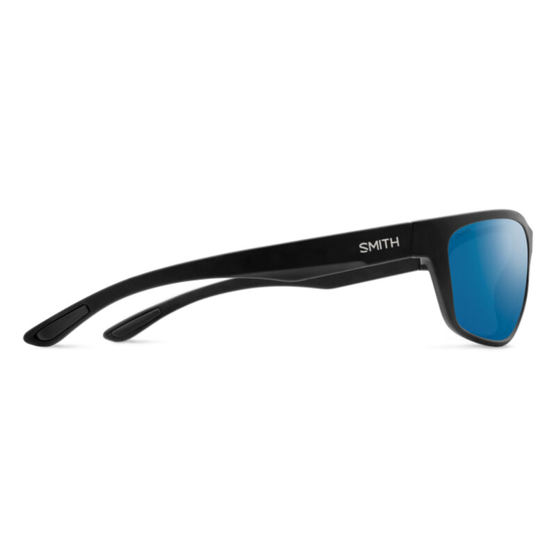 Smith Redding Matte Black + ChromaPop Glass Polarized Blue Mirror Lens Sunglasses image number 2