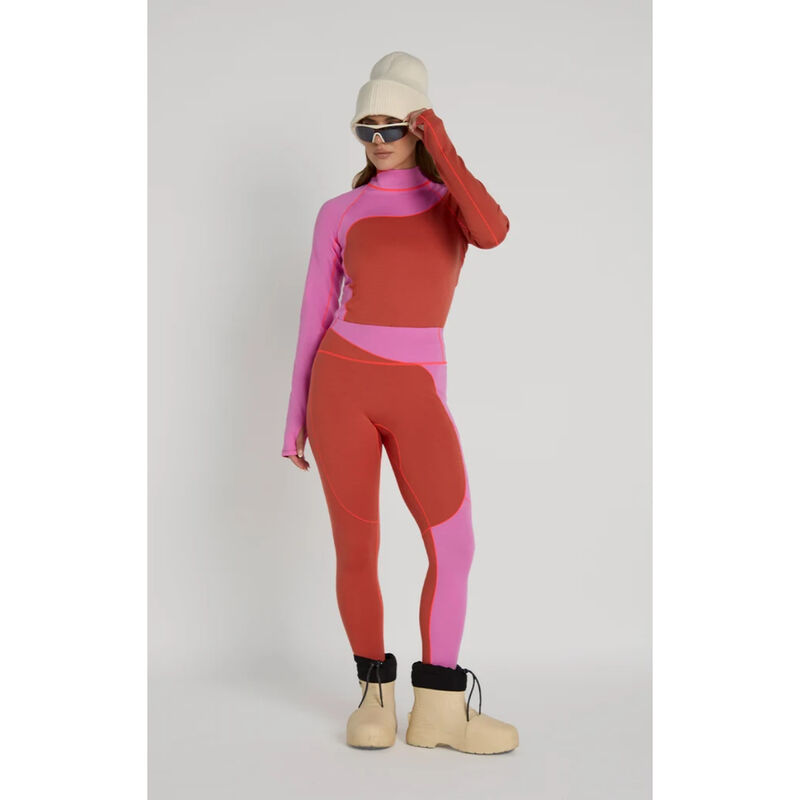 Seniq Wool Sculpt Merino Baselayer Mock Neck Top Womens image number 1