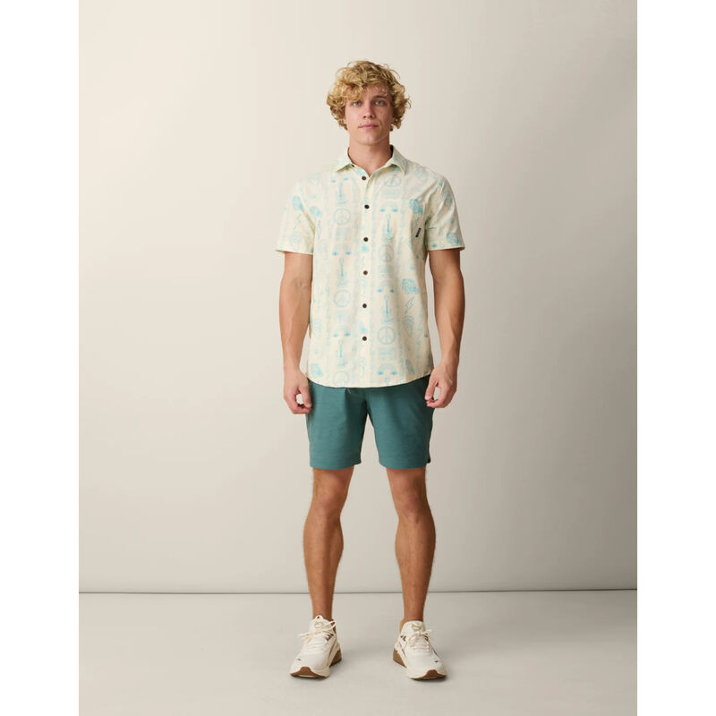 Baja Llama Backstage Pass Button Up Shirt Mens image number 2