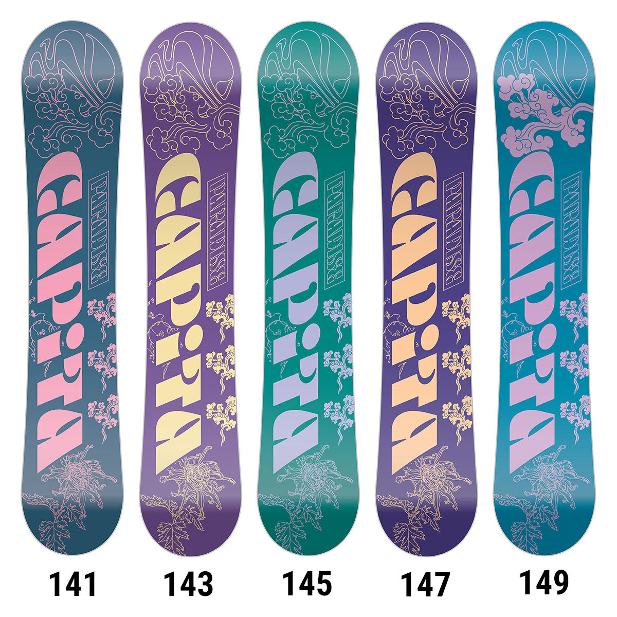 CAPITA paradise スノーボード 141 レディース　板 CAPiTA Paradise Snowboard Womens | Christy Sports