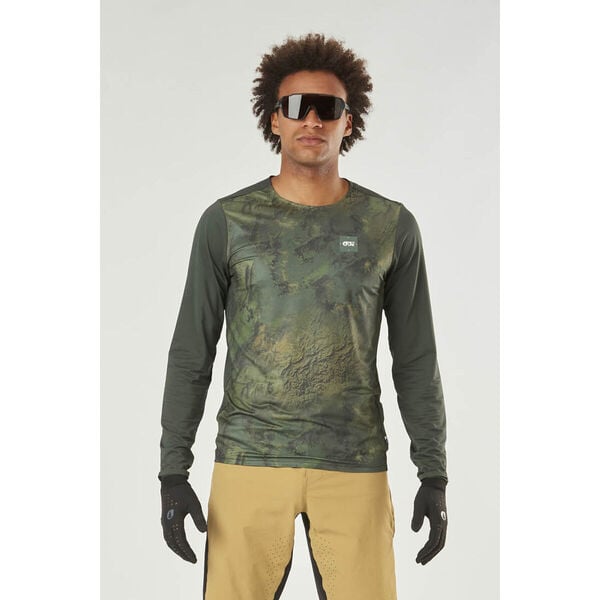 Picture Osborn Printed LS Tech Top Mens