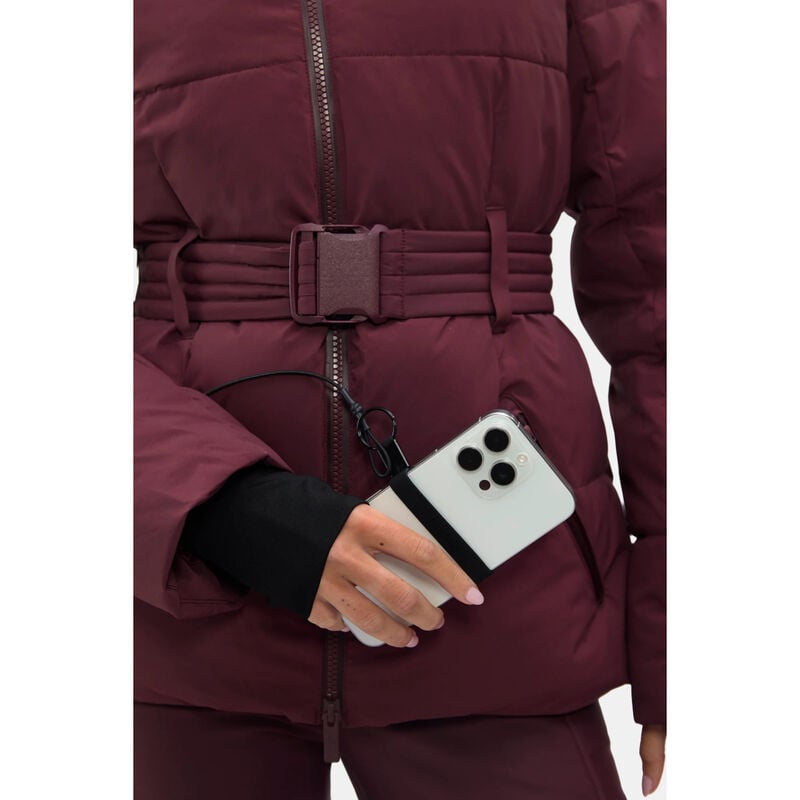 Halfdays Hedy Belted Puffer Jacket Womens image number 2