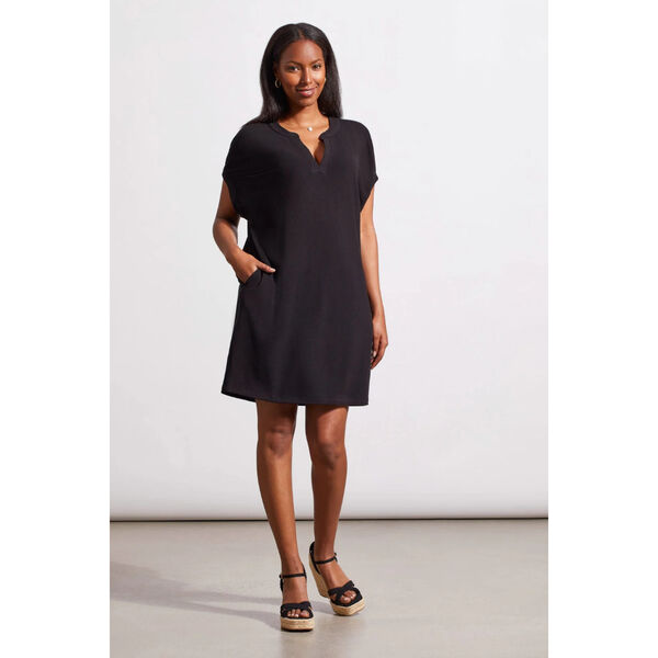 Tribal Notch Neck Shift Dress With Pockets Womens