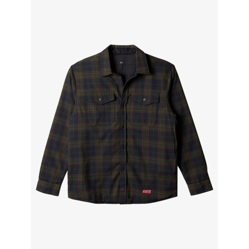 Quiksilver Free Climb Insulated Reversible Flannel Shirt Mens image number 0