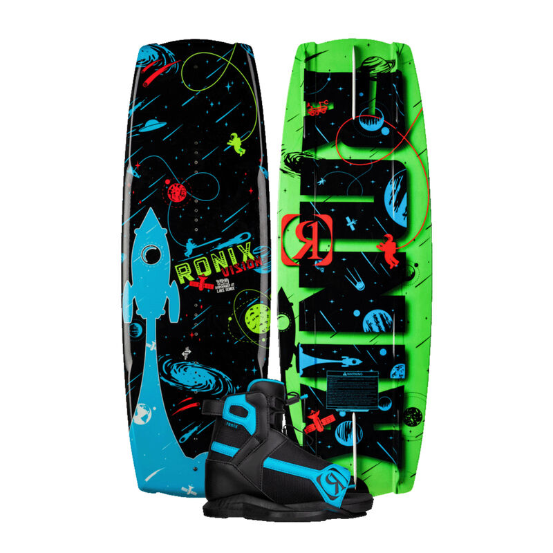 Ronix Vision Wakeboard w/ Vision Boots 5-8.5 Kids image number 0