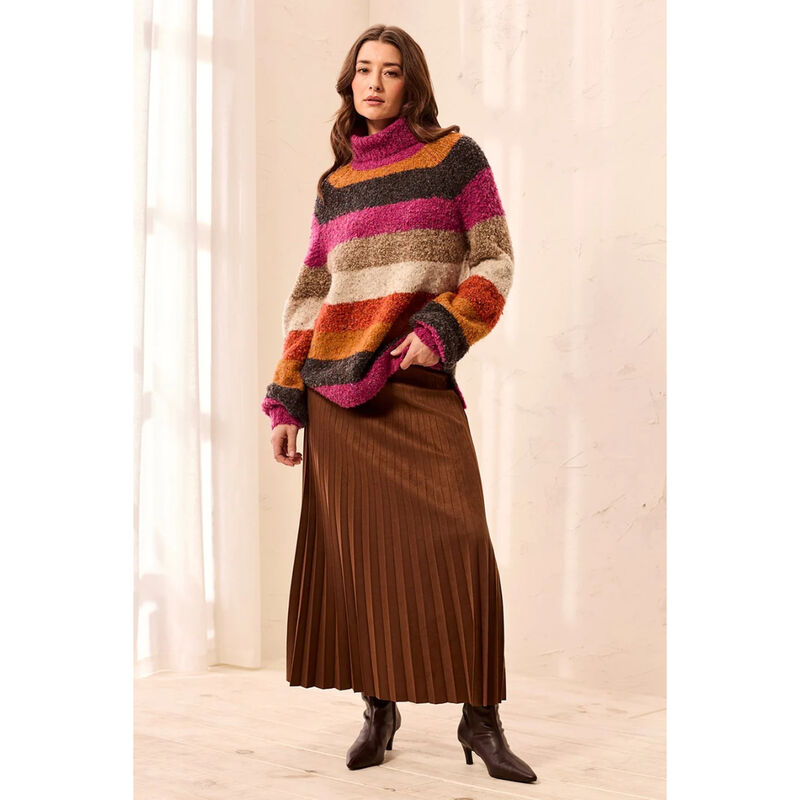 Tribal Soft Boucl&eacute; Long Sleeve Turtleneck Sweater Womens image number 4