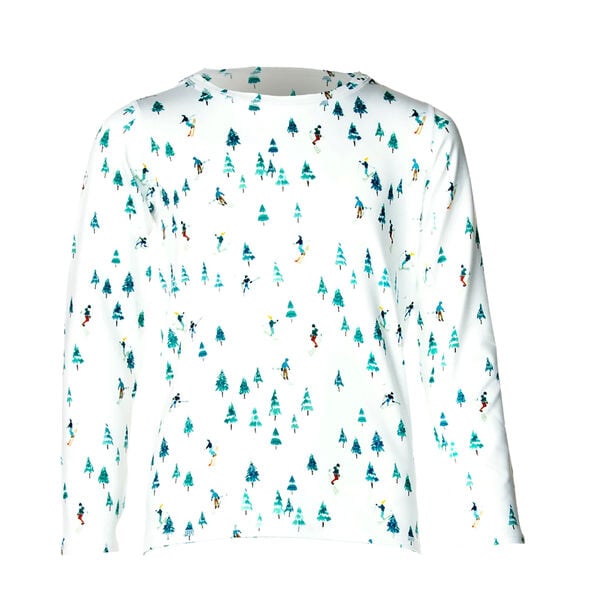 Hot Chillys Micro-Elite Chamois Printed Crewneck Youth
