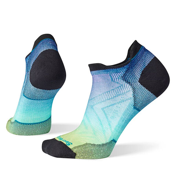 Smartwool Run Zero Cushion Ombre Print Low Ankle Socks Womens