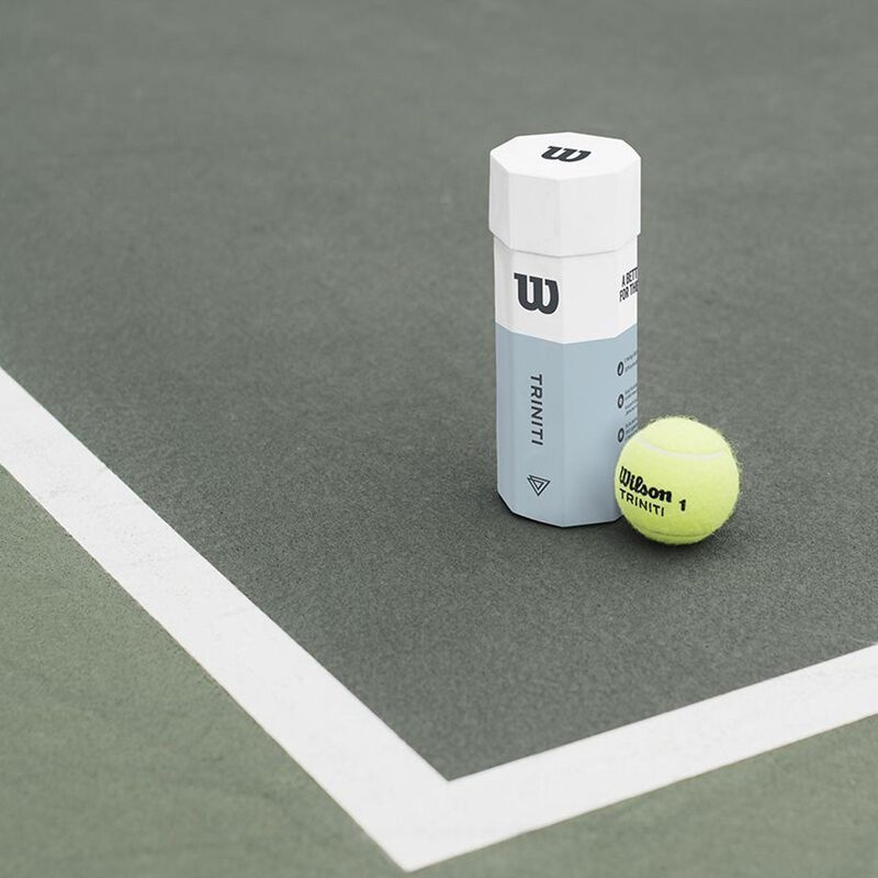 Wilson Triniti Tennis Balls 3 Ball Sleeve image number 2