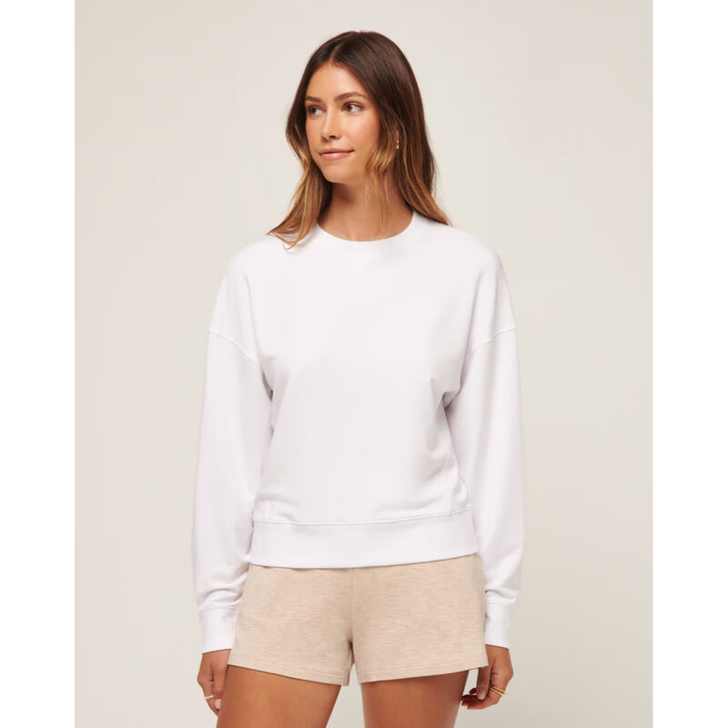 TravisMathew Cloud Terry Crew Womens image number 0